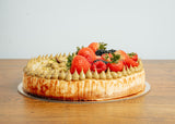 Baked Pistachio Cheesecake